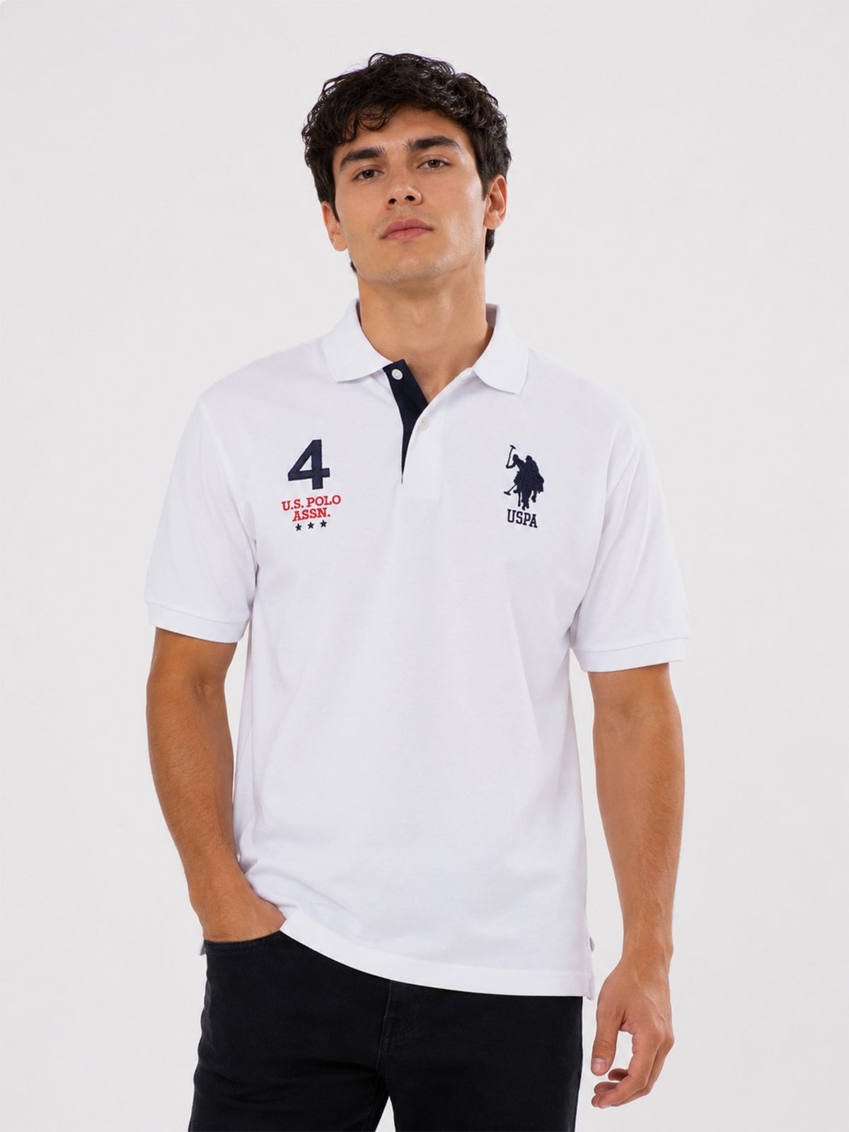 POLO ALGODÓN MANGA CORTA HOMBRE US POLO - 1