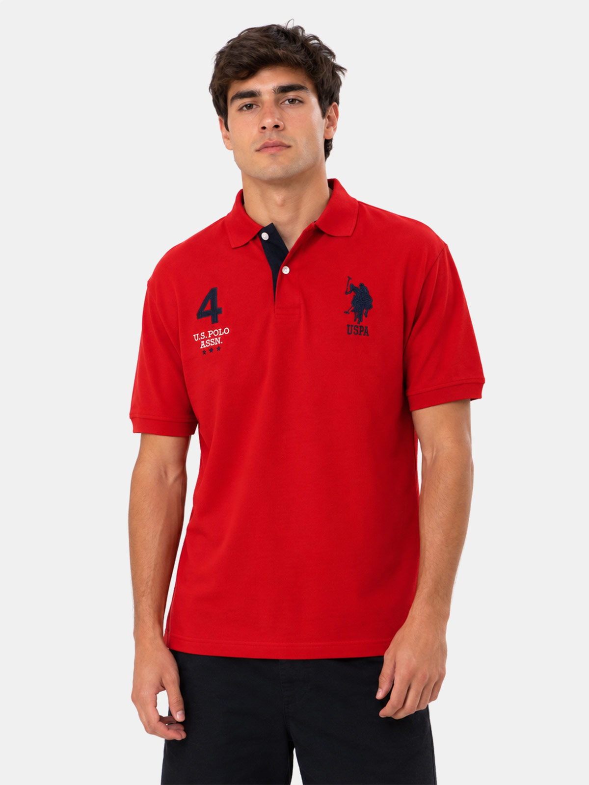POLO ALGODÓN MANGA CORTA HOMBRE US POLO - 1