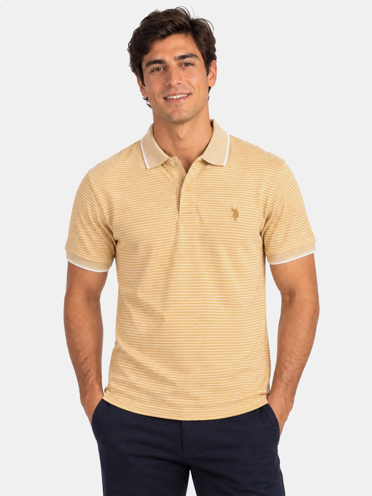 POLO ALGODÓN MANGA CORTA HOMBRE US POLO - 1