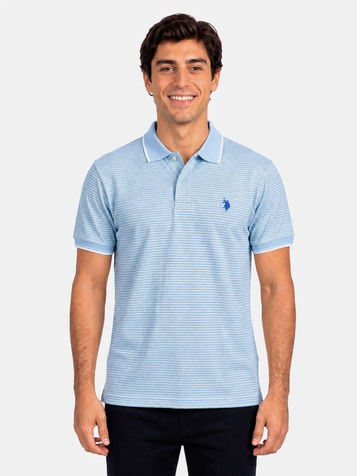 POLO ALGODÓN MANGA CORTA HOMBRE US POLO - 1