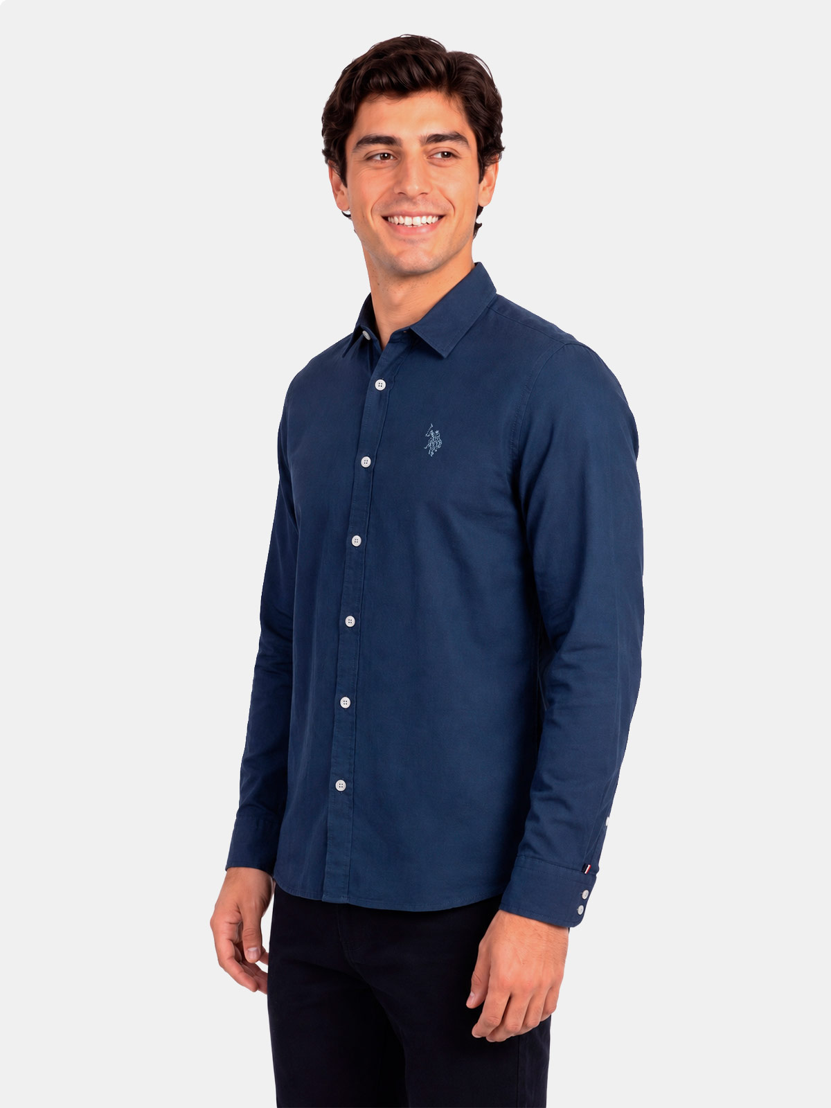 CAMISA ALGODÓN MANGA LARGA HOMBRE US POLO - 3