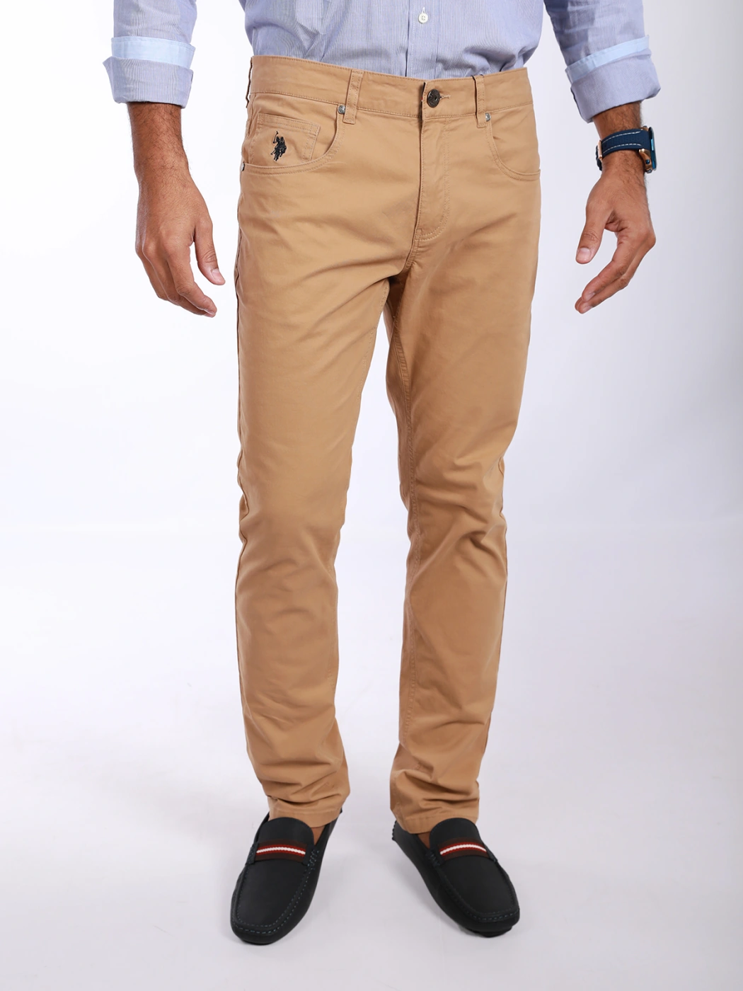 PANTALÓN ALGODÓN HOMBRE US POLO - 1