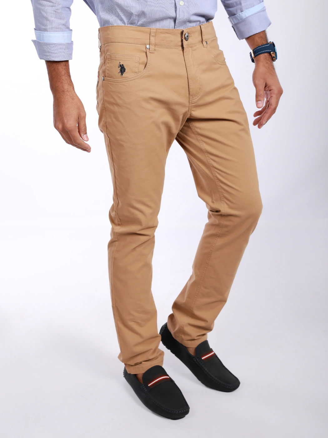 PANTALÓN ALGODÓN HOMBRE US POLO - 3