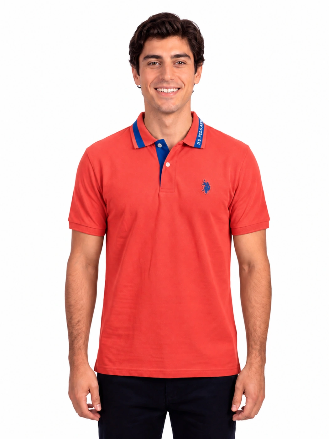 POLO ALGODÓN MANGA CORTA HOMBRE US POLO - 1