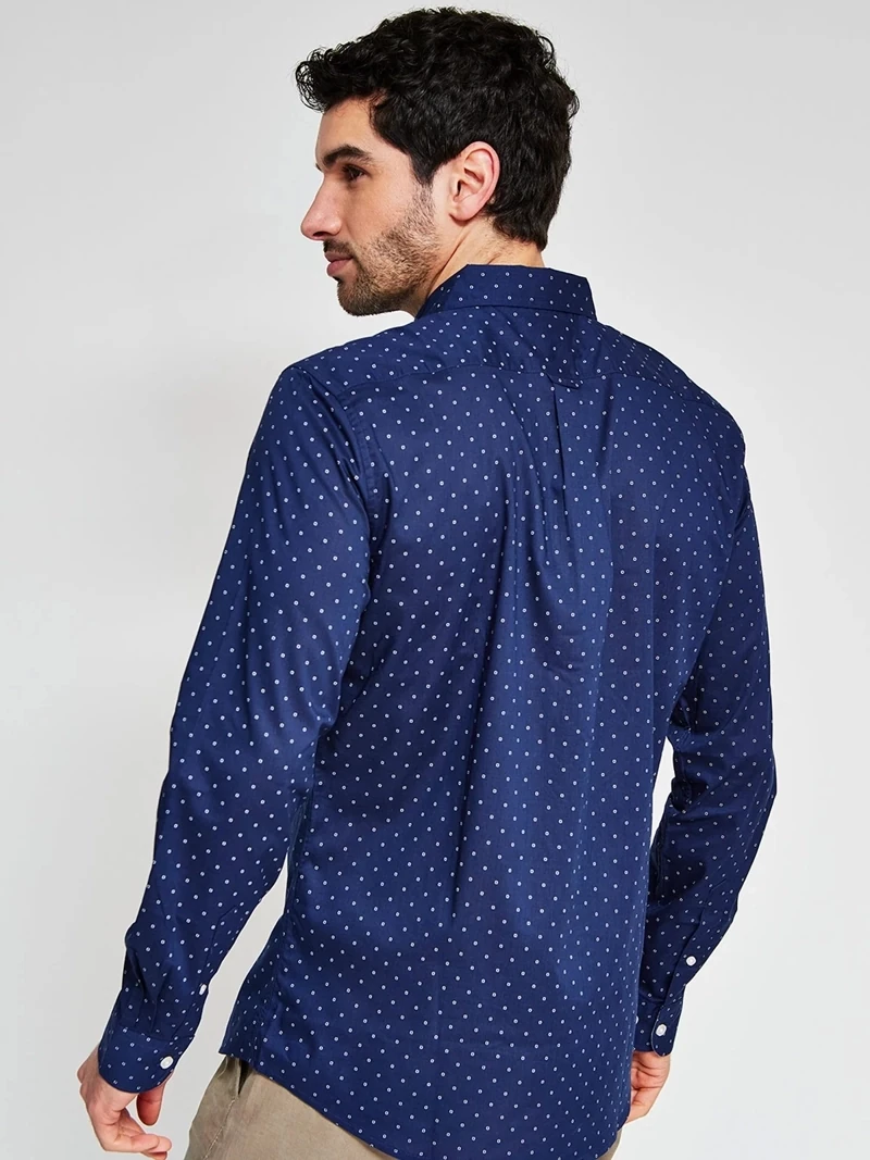 CAMISA MANGA LARGA ALGODÓN HOMBRE KENNETH STEVENS - 2