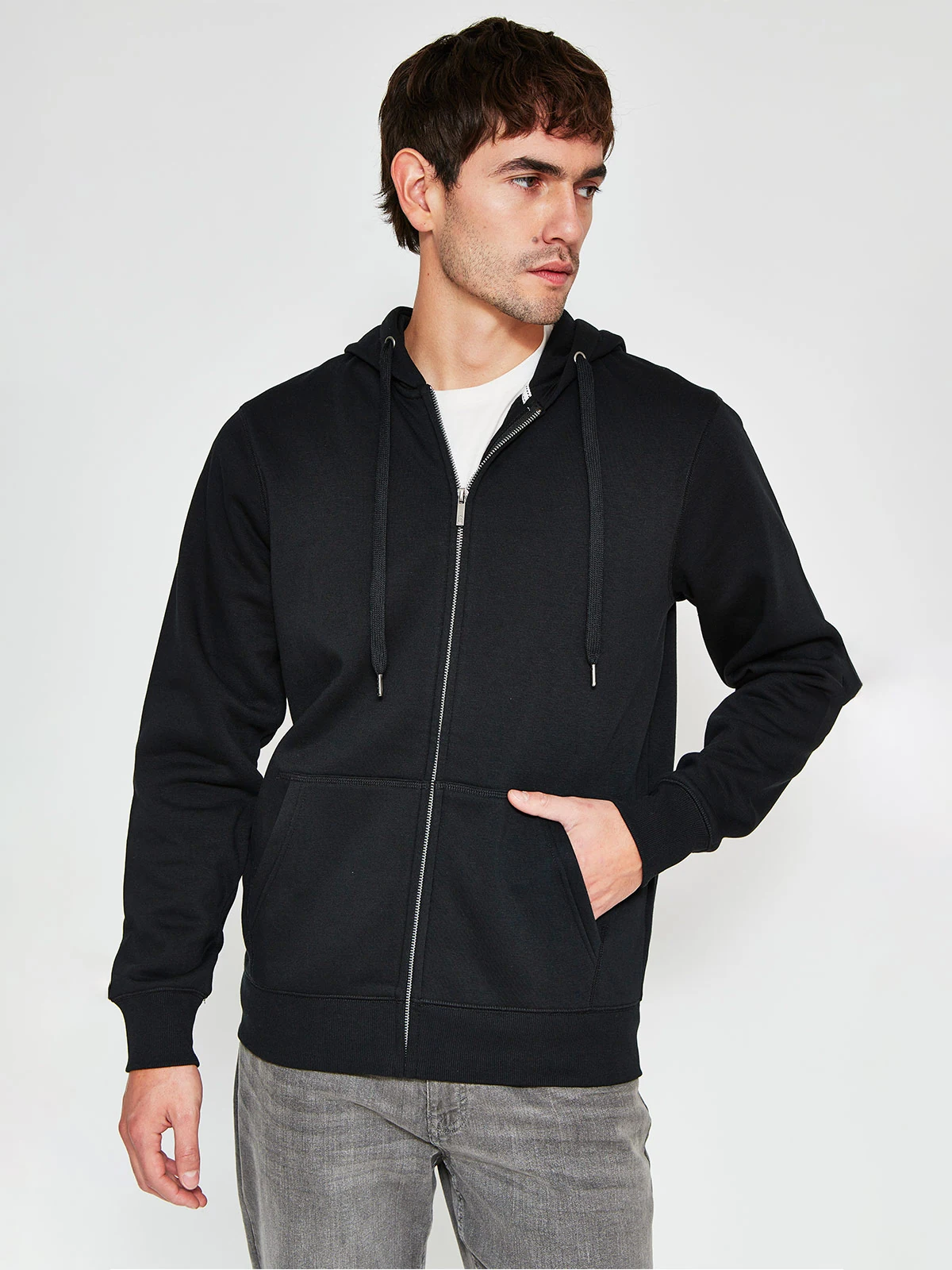 POLERA HOMBRE KENNETH STEVENS FULL ZIPPER - 1