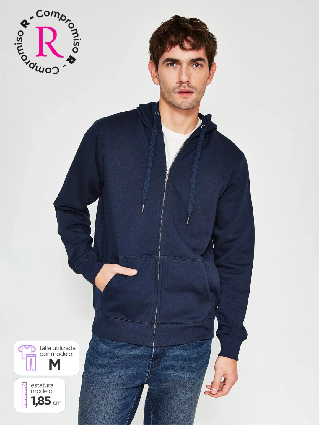 POLERA HOMBRE KENNETH STEVENS FULL ZIPPER - 1