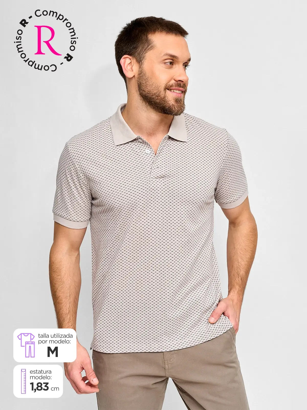 POLO MANGA CORTA ALGODÓN HOMBRE KENNETH STEVENS - 1