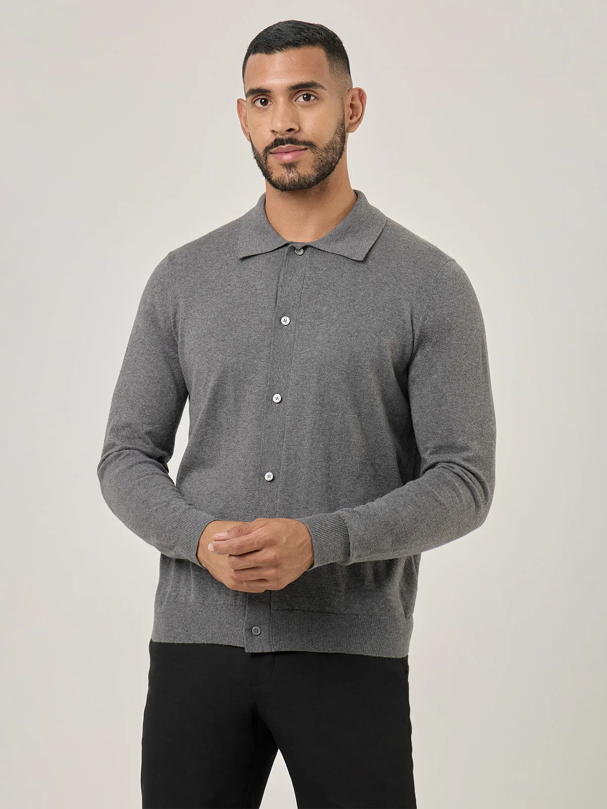 CARDIGAN ALGODÓN HOMBRE MARQUIS BILBAO - 1