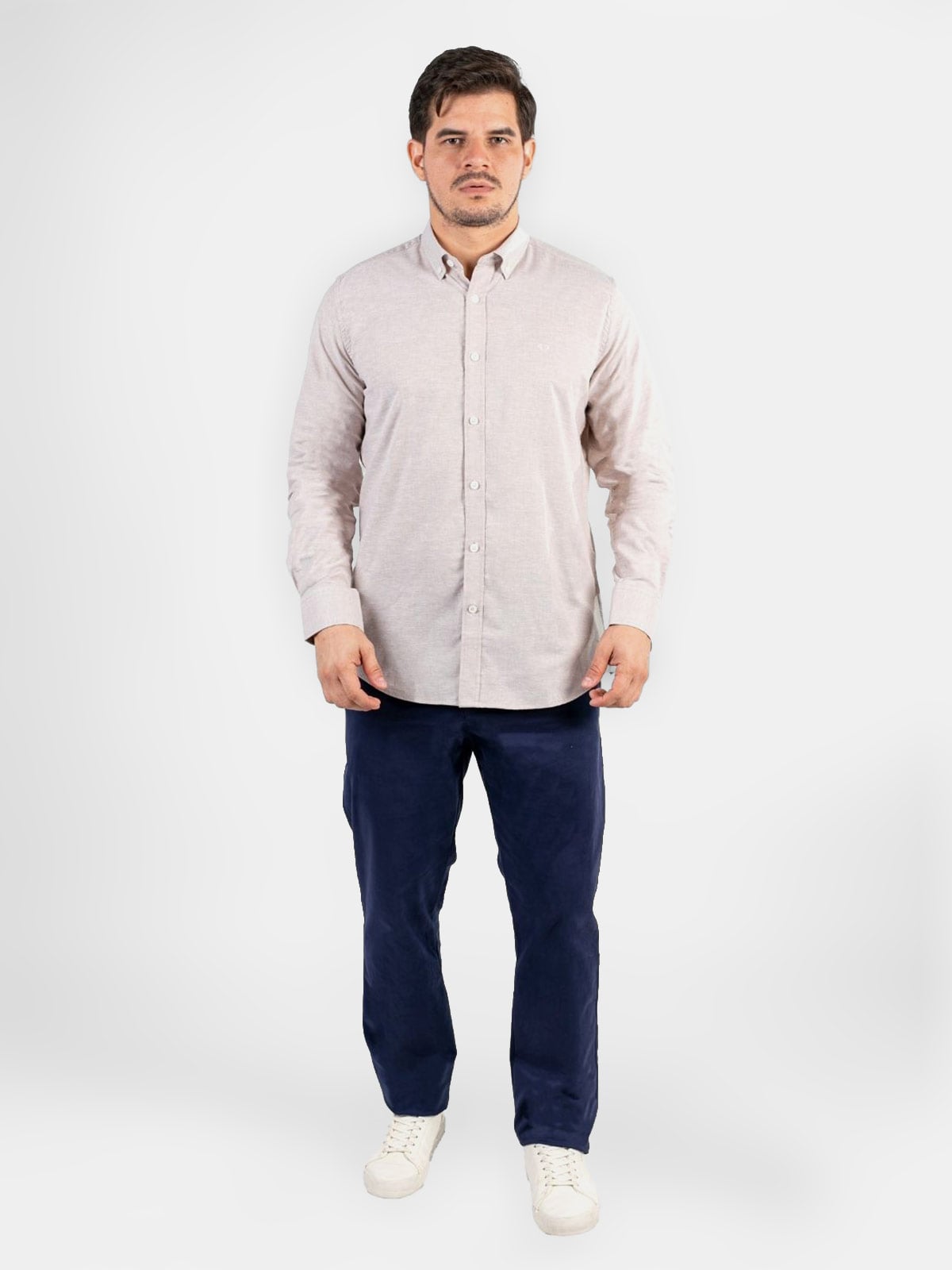 CAMISA MANGA LARGA HOMBRE OSCAR DE LA RENTA CASUAL B2401WVN800 - 1