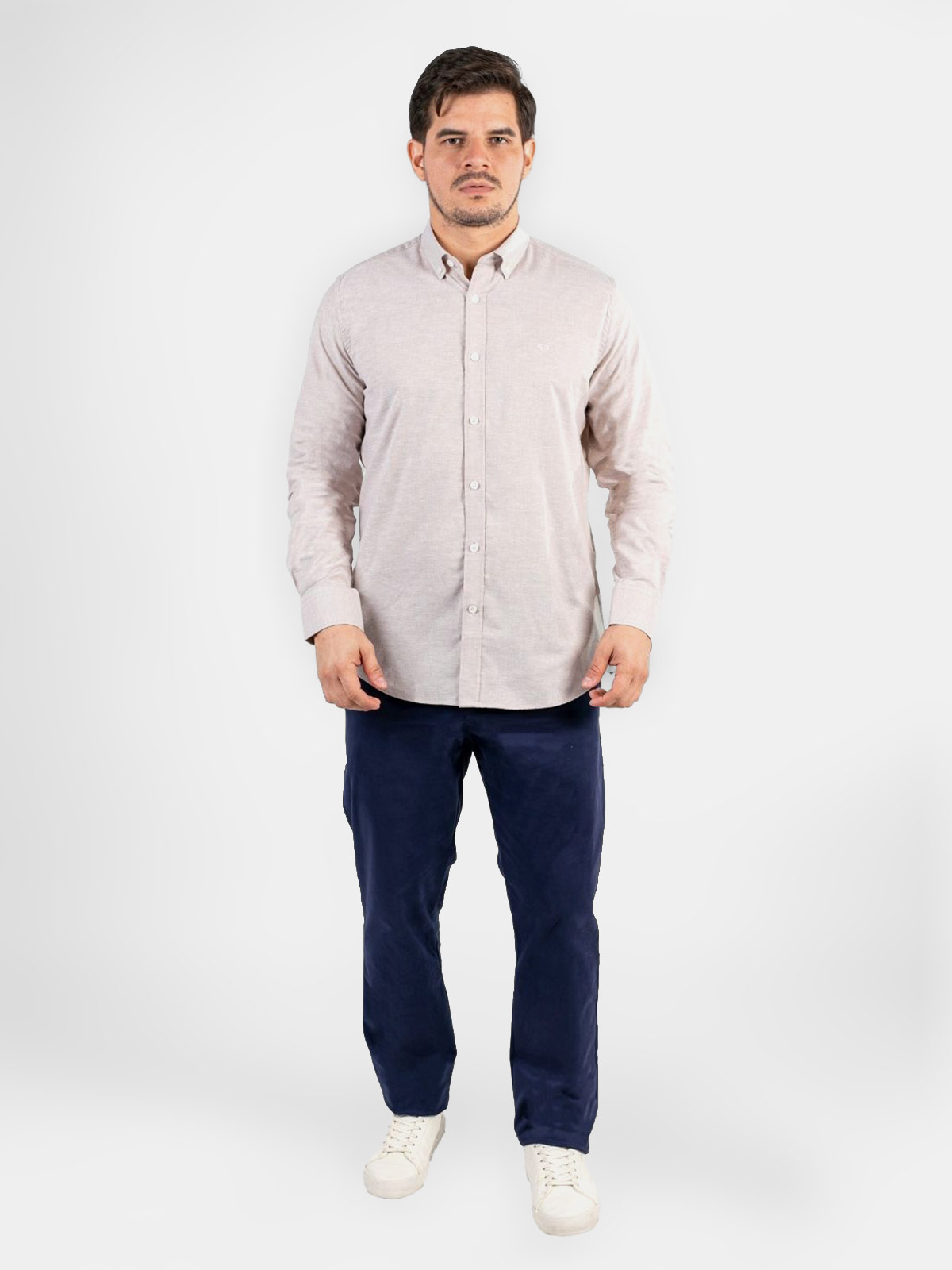 CAMISA MANGA LARGA HOMBRE OSCAR DE LA RENTA CASUAL B2401WVN800 - 1