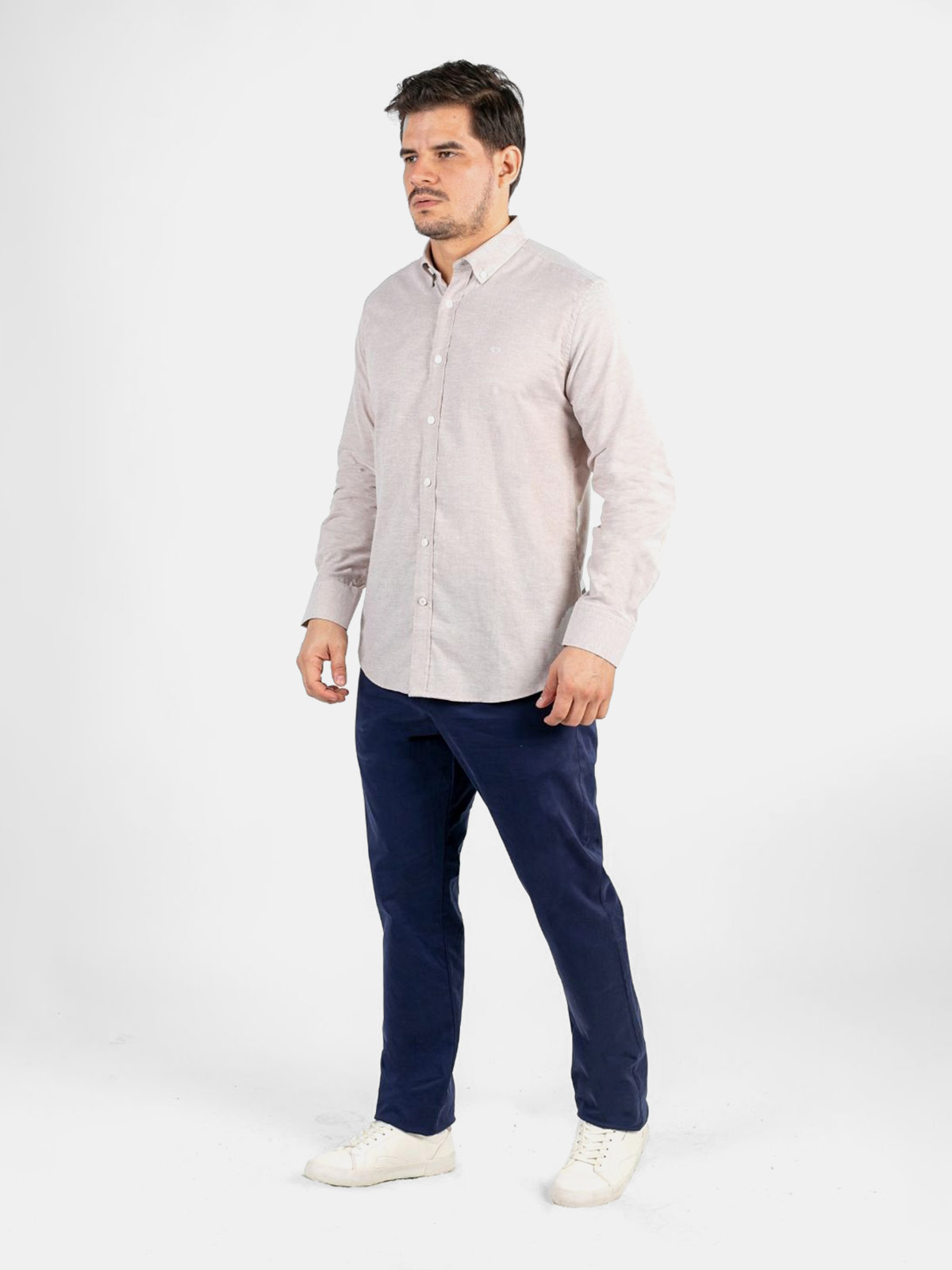 CAMISA MANGA LARGA HOMBRE OSCAR DE LA RENTA CASUAL B2401WVN800 - 3