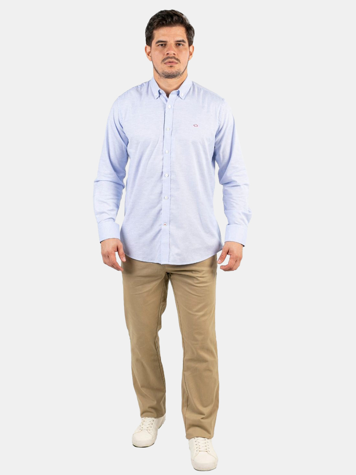 CAMISA MANGA LARGA HOMBRE OSCAR DE LA RENTA CASUAL B2401WVN800 - 1