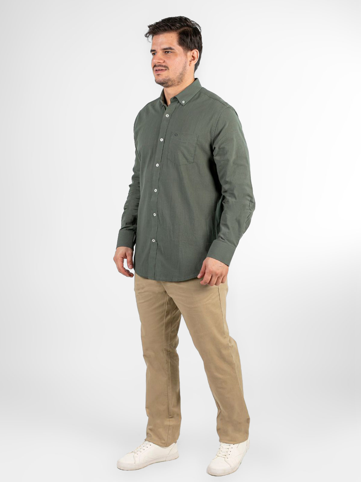 CAMISA MANGA LARGA HOMBRE OSCAR DE LA RENTA CASUAL B2202WVN901SP - 3