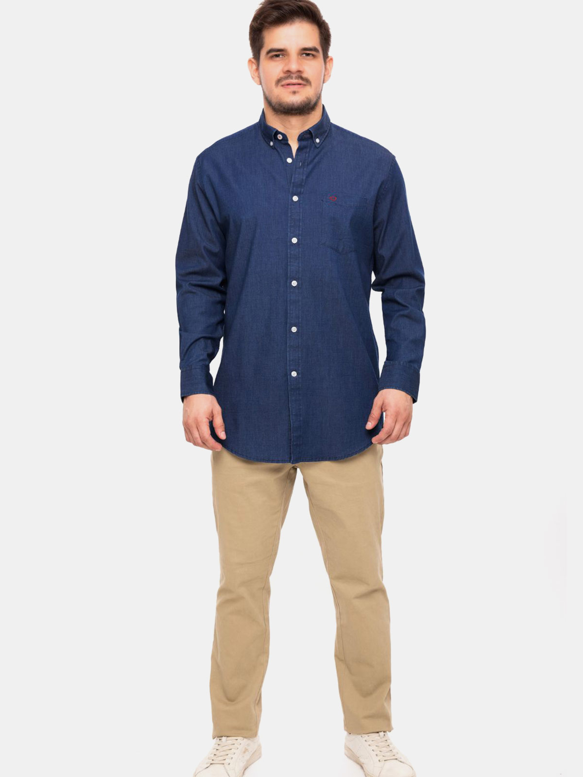 CAMISA MANGA LARGA HOMBRE OSCAR DE LA RENTA CASUAL B2202WVN901SP - 3
