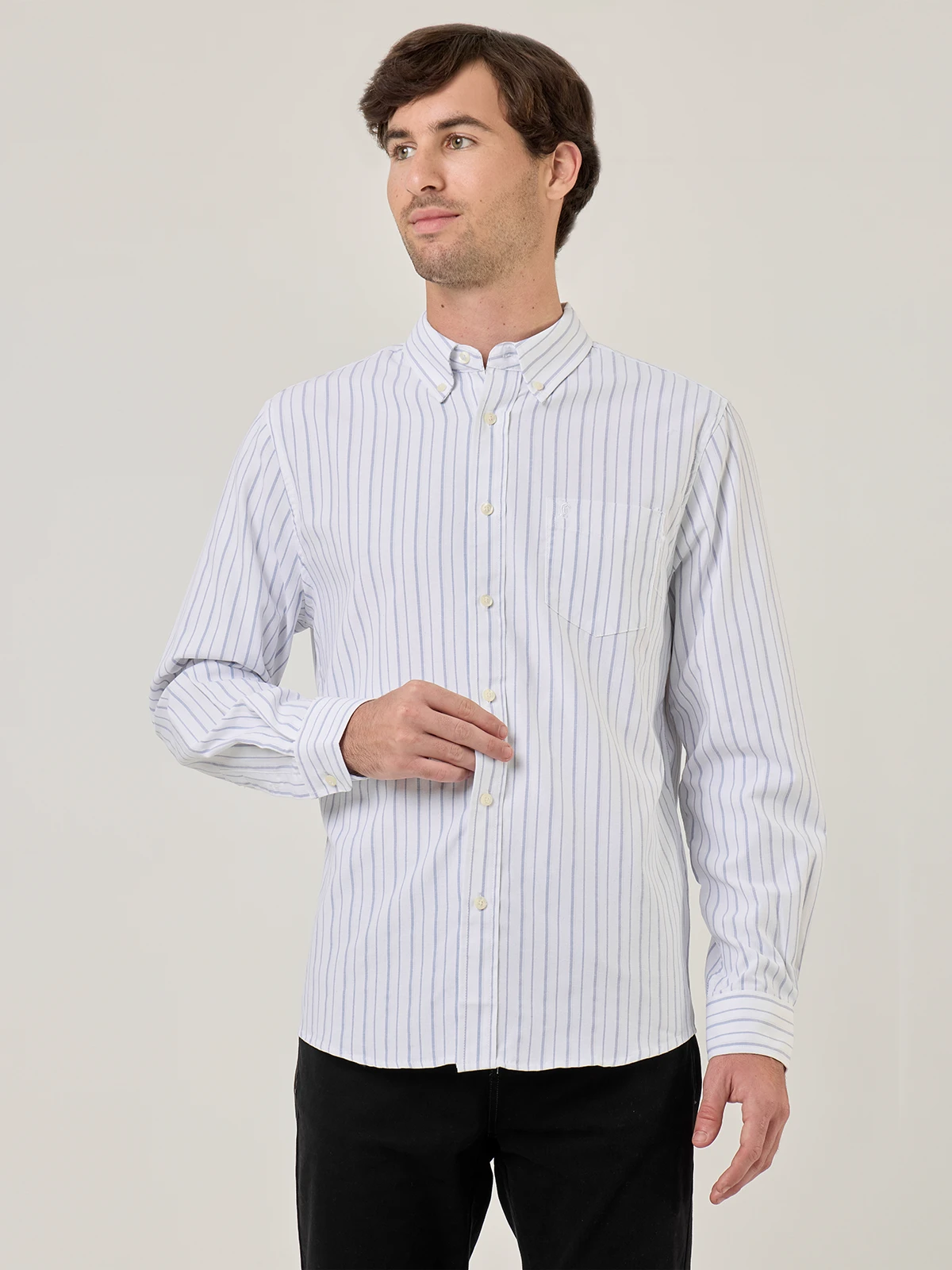 CAMISA MANGA LARGA HOMBRE KENNETH STEVENS - 1