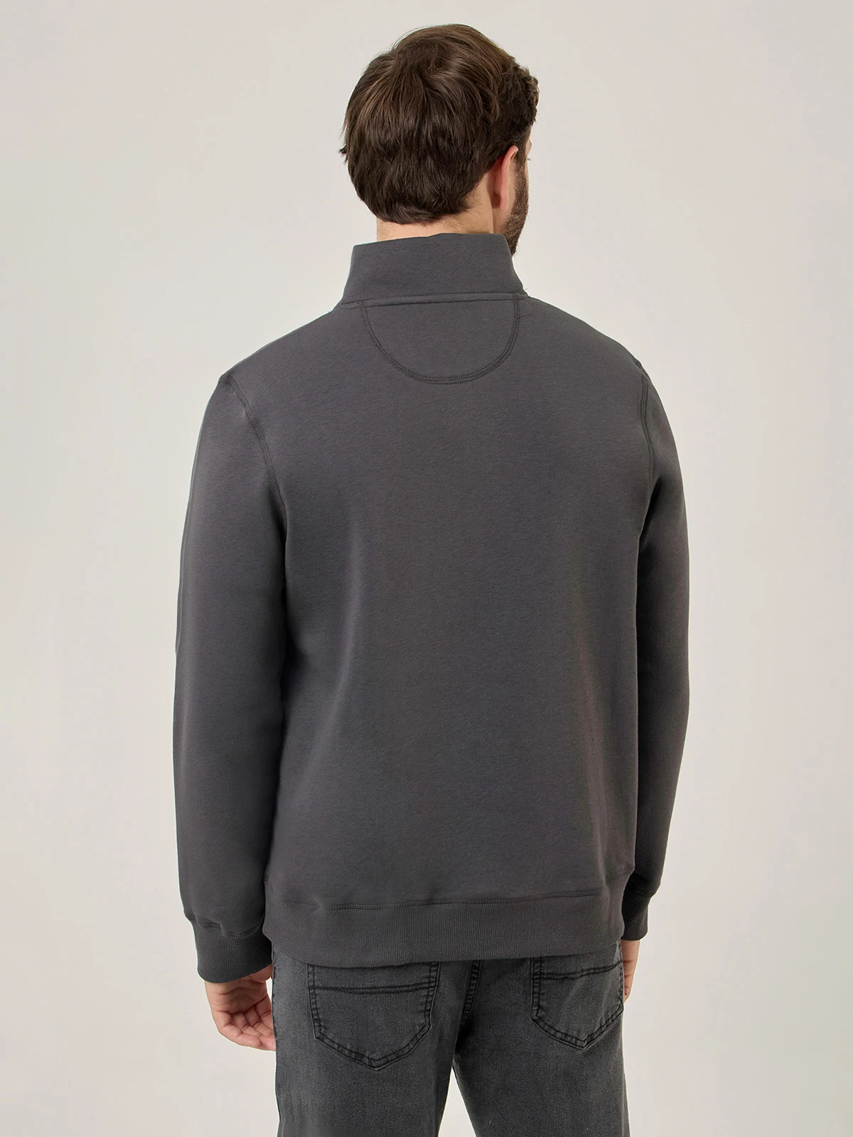 POLERA ALGODÓN HOMBRE KENNETH STEVENS HALF ZIPPER - 2