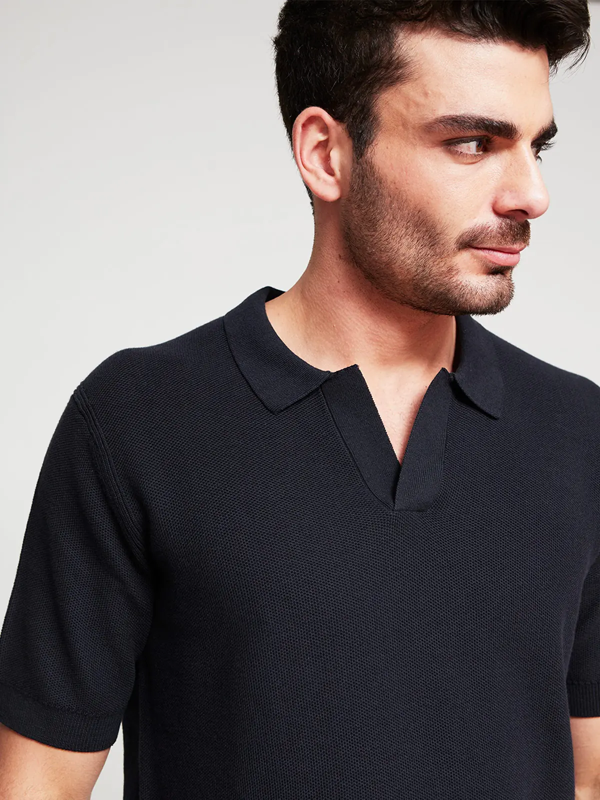 POLO MANGA CORTA ALGODÓN HOMBRE CACHAREL - 3