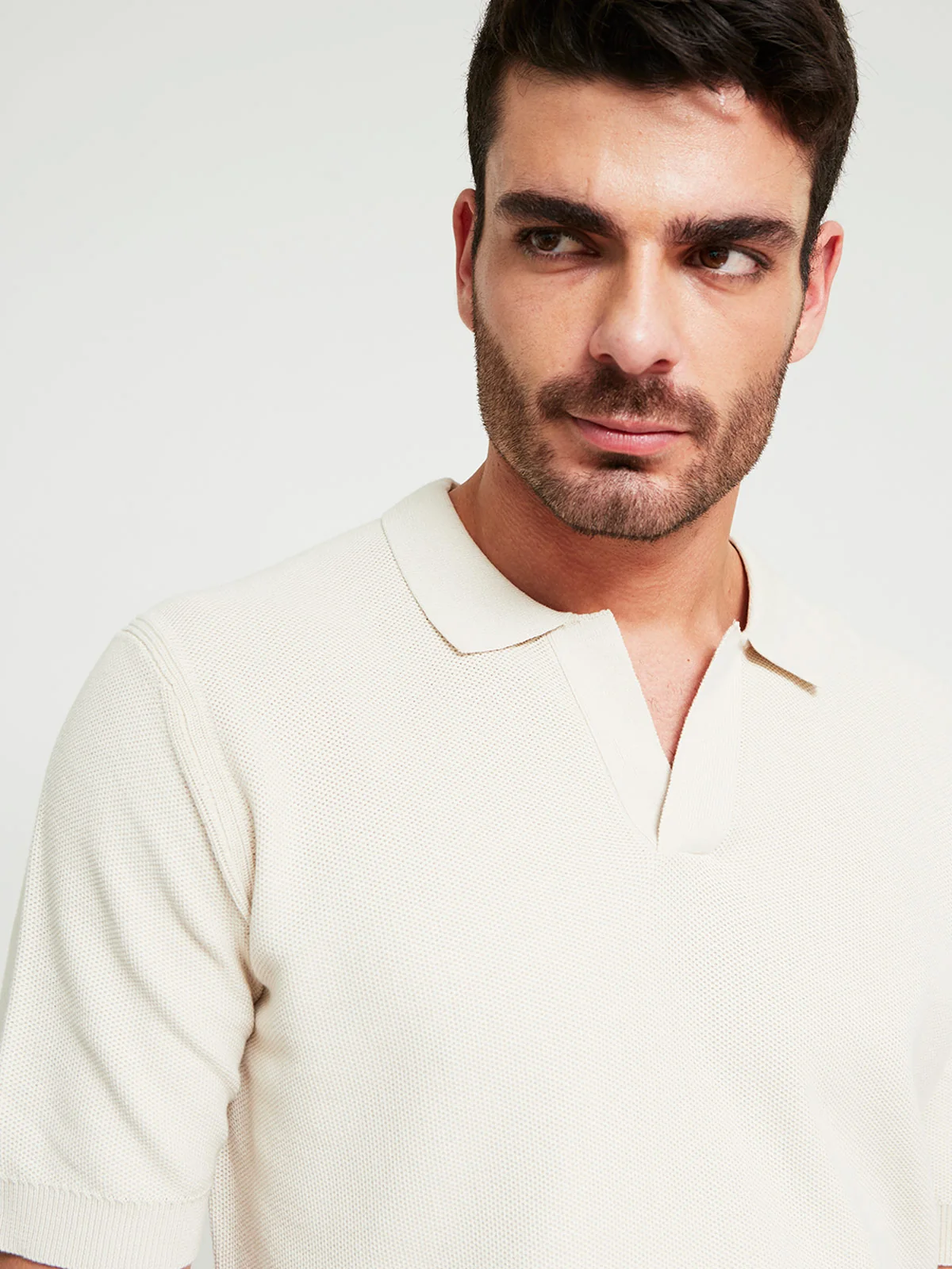 POLO MANGA CORTA ALGODÓN HOMBRE CACHAREL - 3