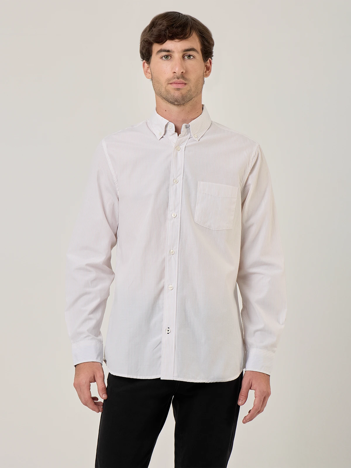 CAMISA MANGA LARGA HOMBRE KENNETH STEVENS - 1