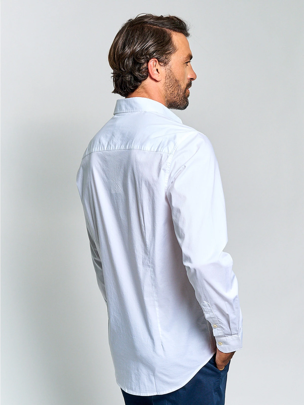 CAMISA MANGA LARGA ALGODÓN HOMBRE SPAVALDI - 2