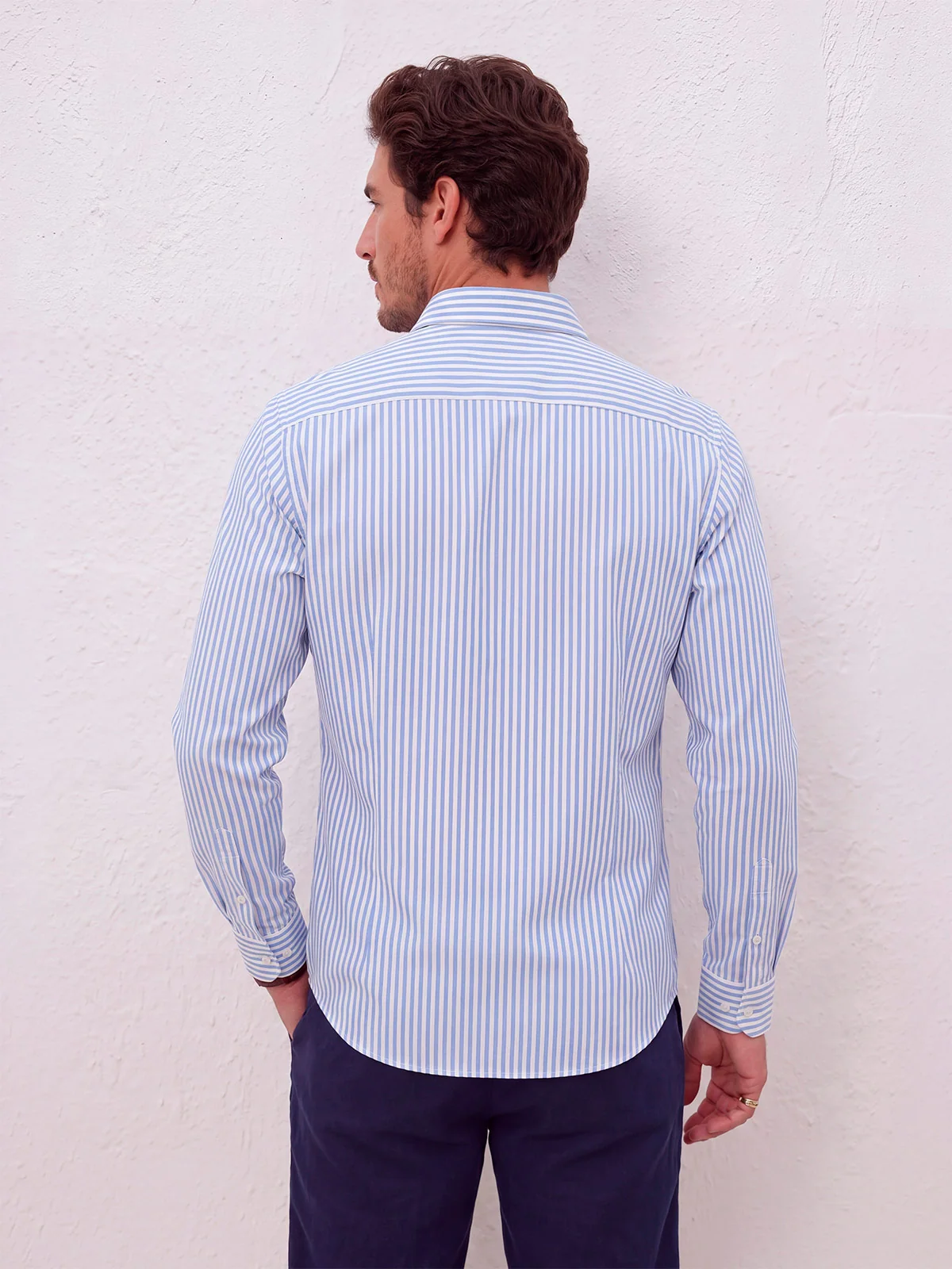 CAMISA MANGA LARGA ALGODÓN HOMBRE SPAVALDI - 2