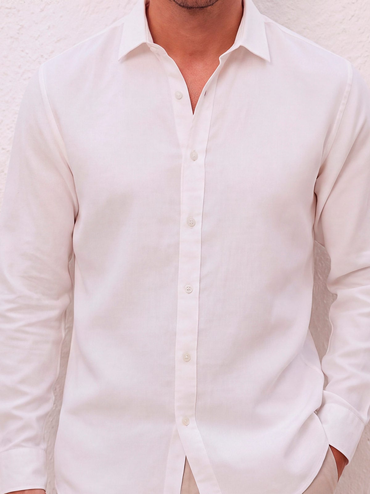 CAMISA MANGA LARGA ALGODÓN HOMBRE SPAVALDI - 3