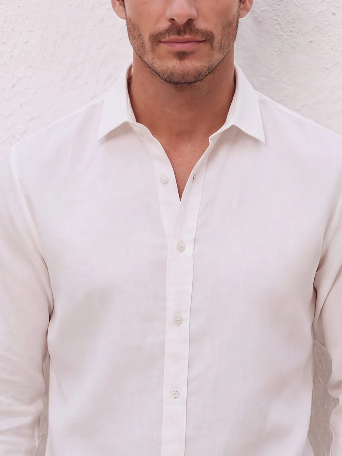 CAMISA MANGA LARGA ALGODÓN HOMBRE SPAVALDI - 3