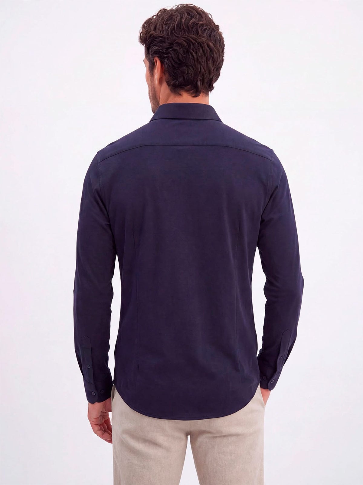 CAMISA MANGA LARGA ALGODÓN HOMBRE SPAVALDI - 2