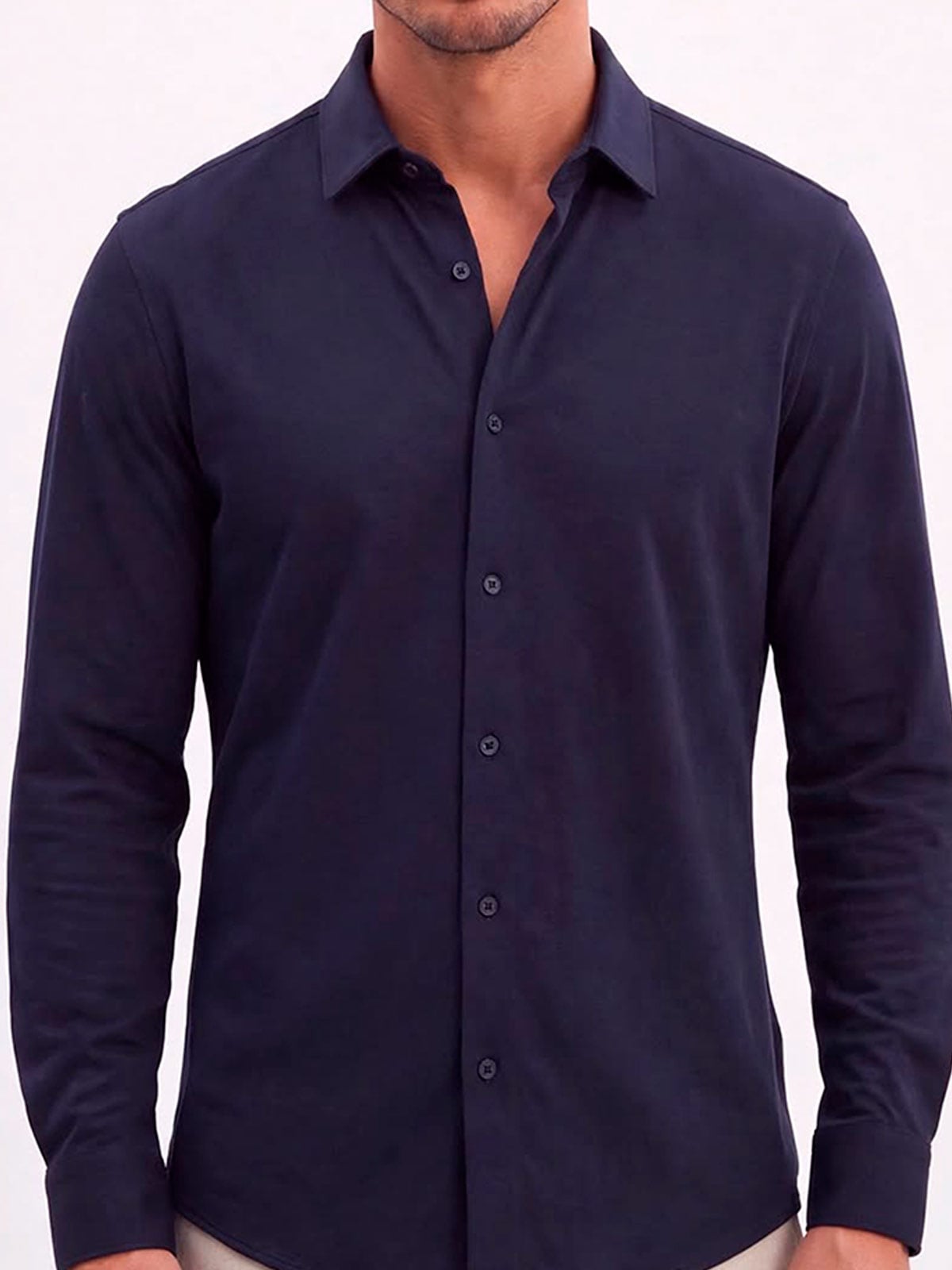 CAMISA MANGA LARGA ALGODÓN HOMBRE SPAVALDI - 3