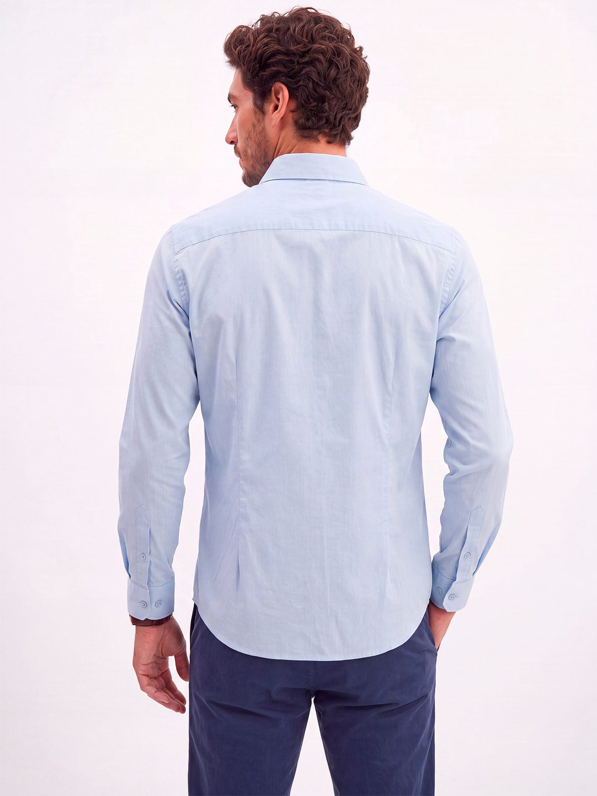 CAMISA MANGA LARGA ALGODÓN HOMBRE SPAVALDI - 2