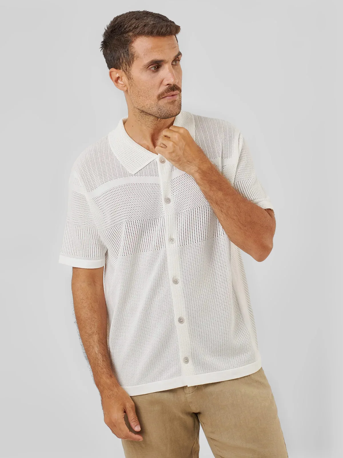 CAMISA MANGA CORTA HOMBRE SPAVALDI - 1