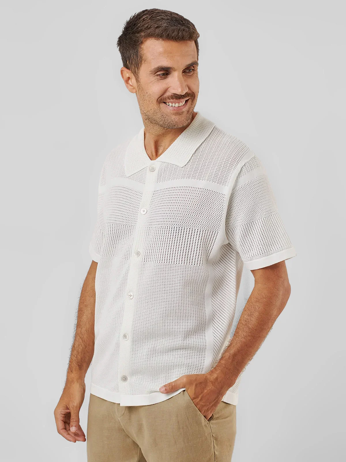 CAMISA MANGA CORTA HOMBRE SPAVALDI - 3
