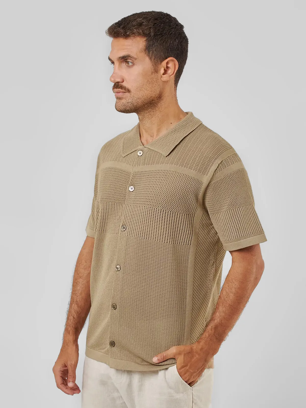 CAMISA MANGA CORTA HOMBRE SPAVALDI - 3