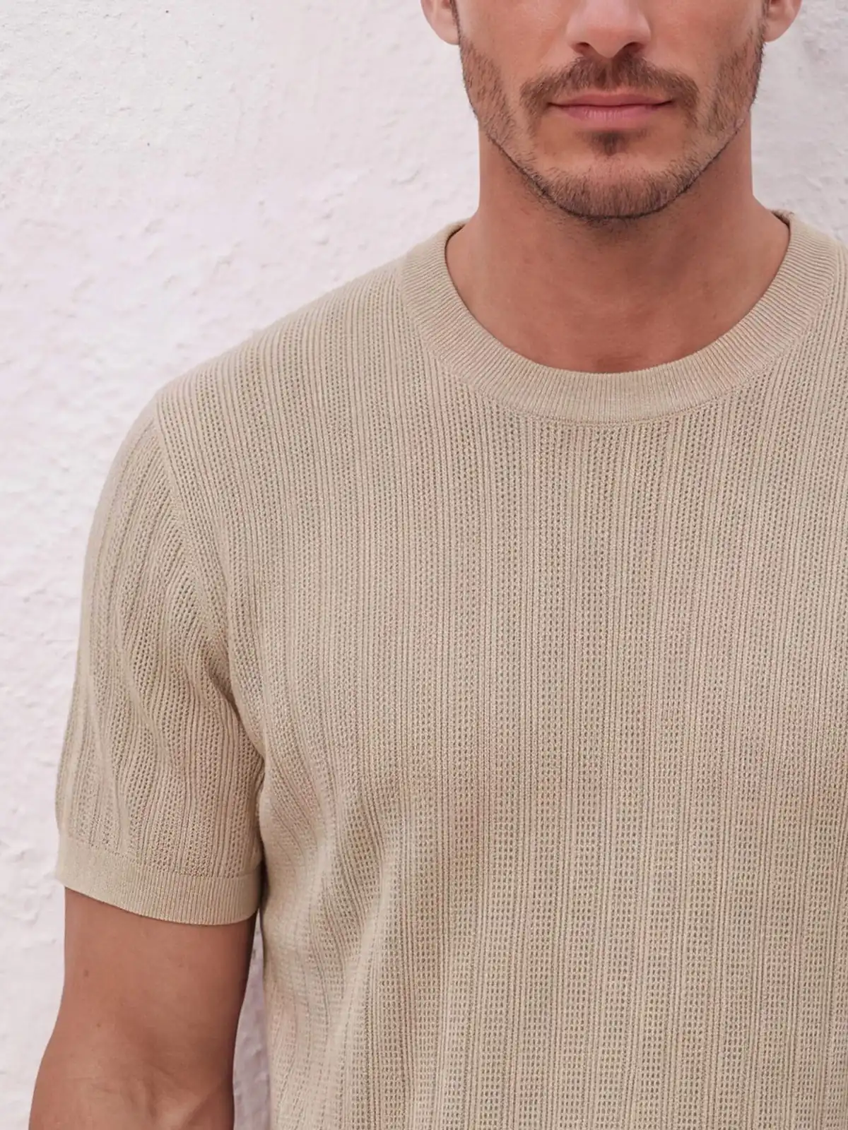 POLO MANGA CORTA SPAVALDI BEIGE - 3