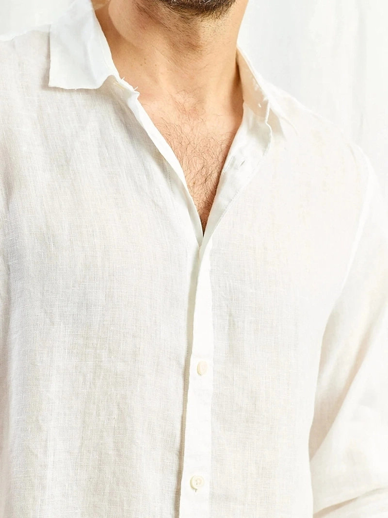 CAMISA MANGA LARGA LINO HOMBRE SPAVALDI - 5