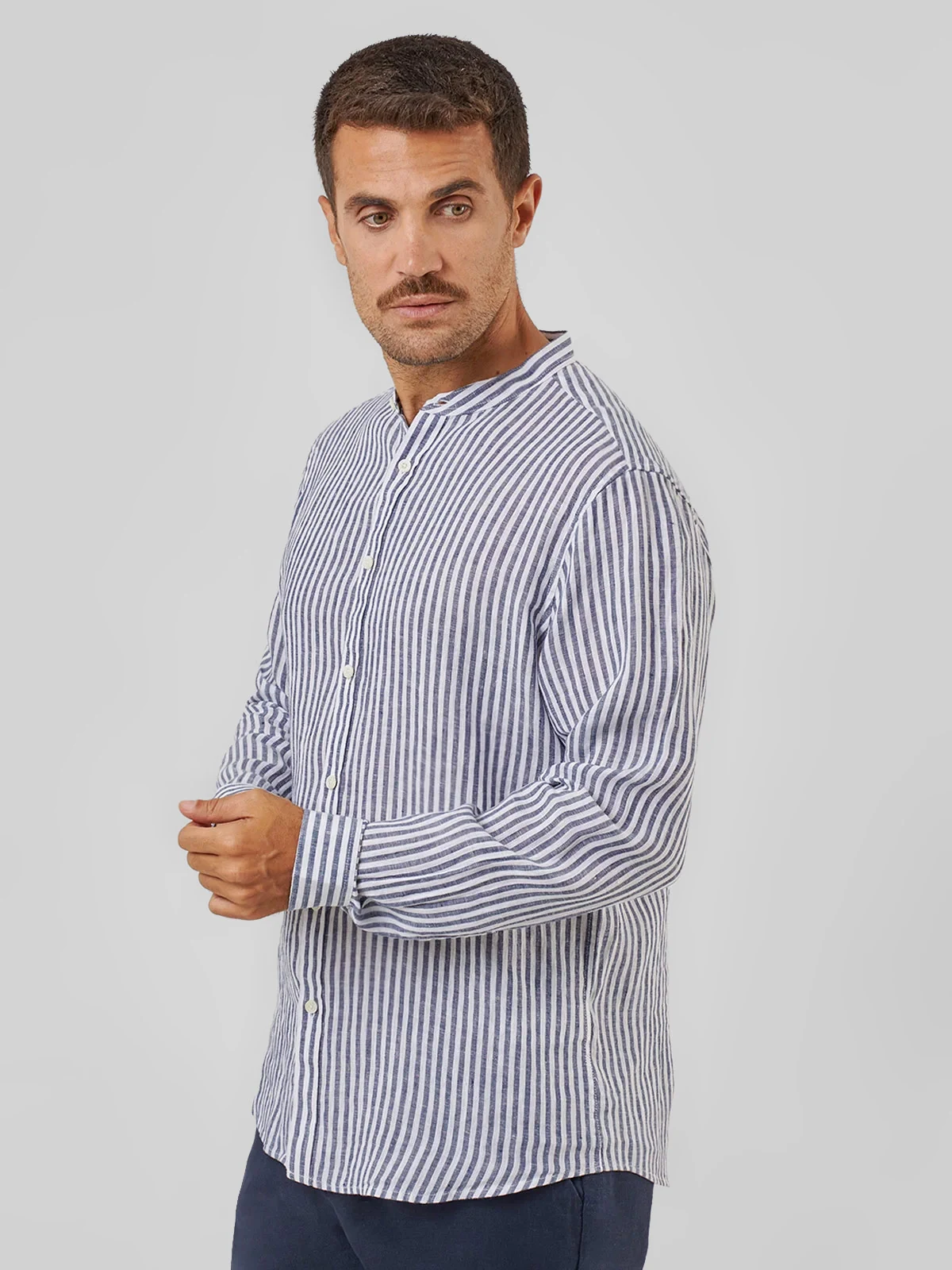 CAMISA MANGA LARGA LINO HOMBRE SPAVALDI - 3