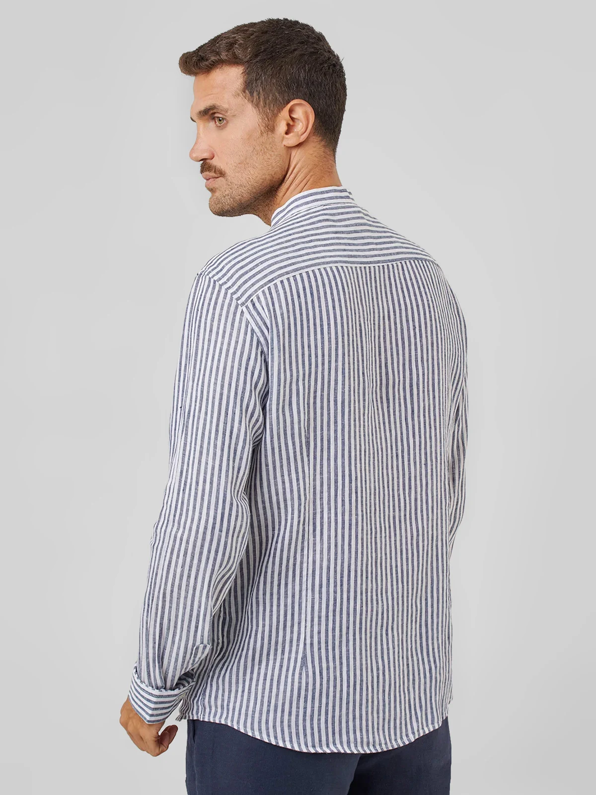 CAMISA MANGA LARGA LINO HOMBRE SPAVALDI - 2
