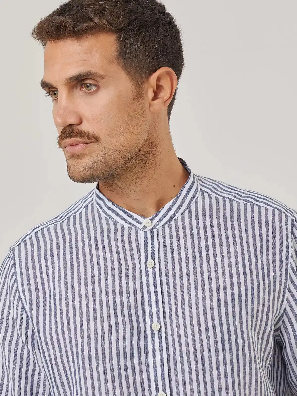 CAMISA MANGA LARGA LINO HOMBRE SPAVALDI - 4