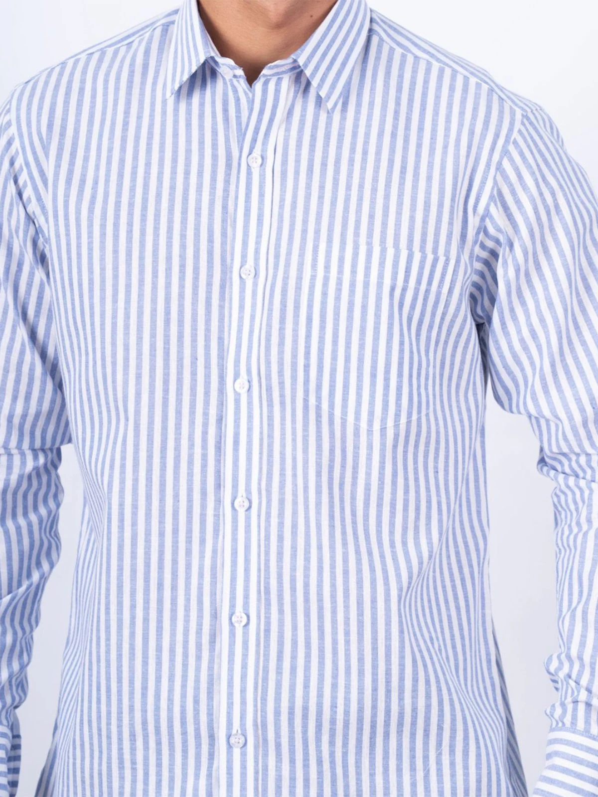 CAMISA MANGA LARGA LINO HOMBRE PIERRE CARDIN - 4