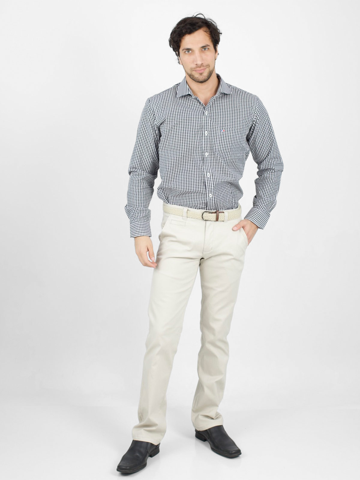 CAMISA MANGA LARGA HOMBRE PIERRE CARIDIN - 4