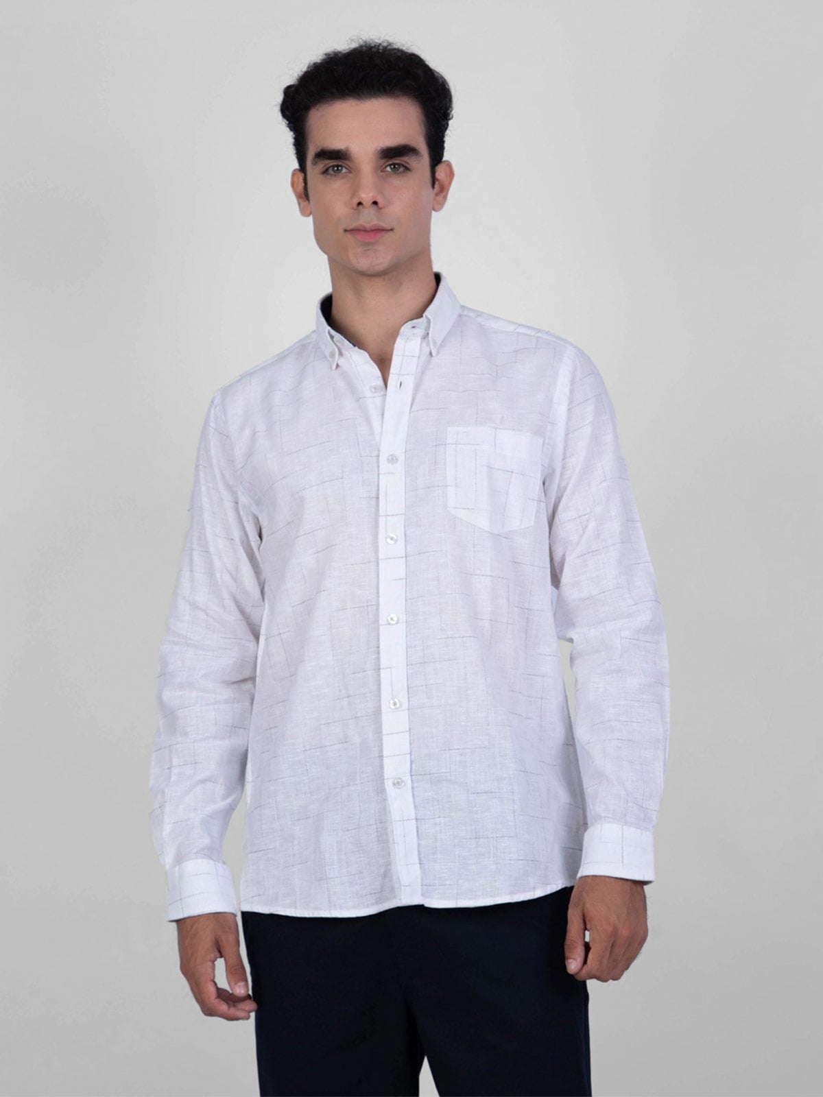 CAMISA MANGA LARGA HOMBRE PIERRE CARDIN - 1