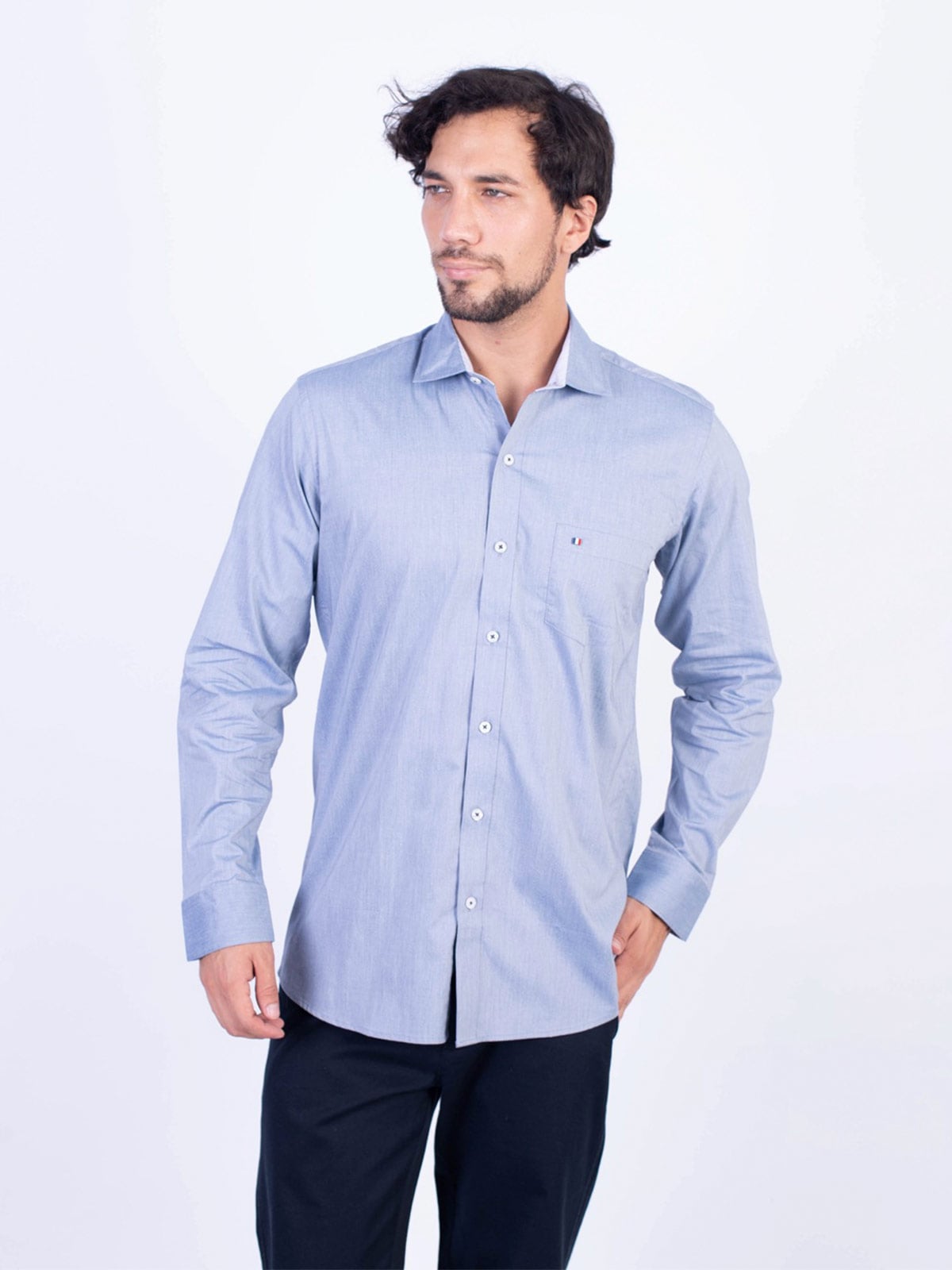 CAMISA MANGA LARGA HOMBRE PIERRE CARDIN - 1