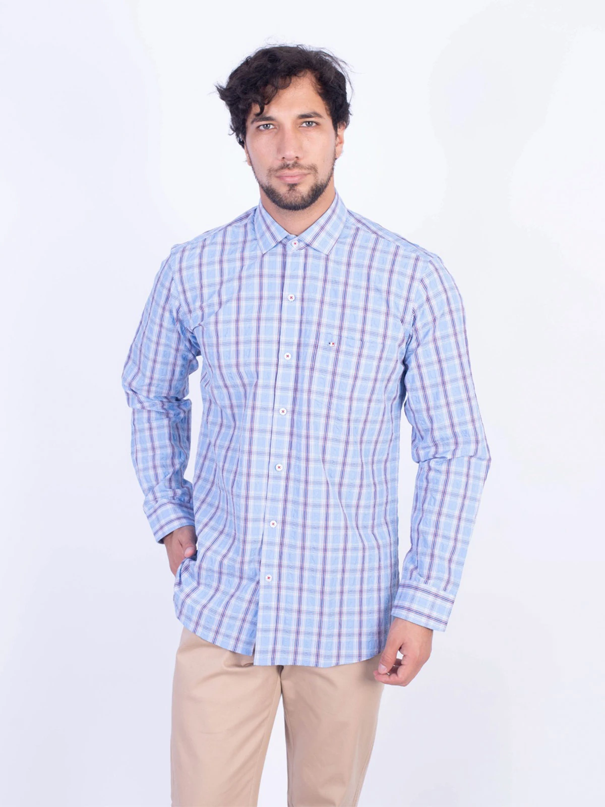 CAMISA MANGA LARGA HOMBRE PIERRE CARDIN - 1
