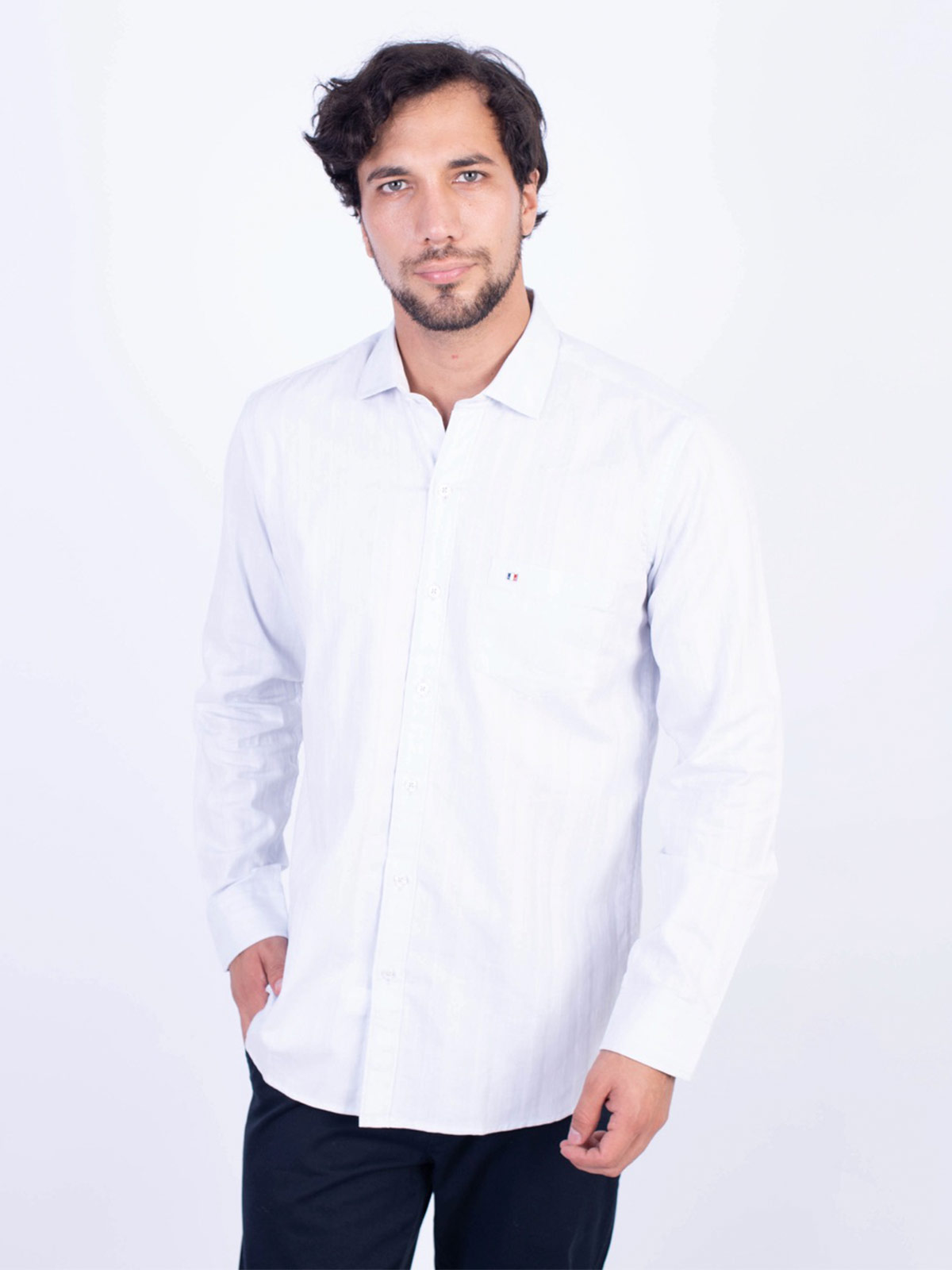 CAMISA MANGA LARGA HOMBRE PIERRE CARDIN - 1