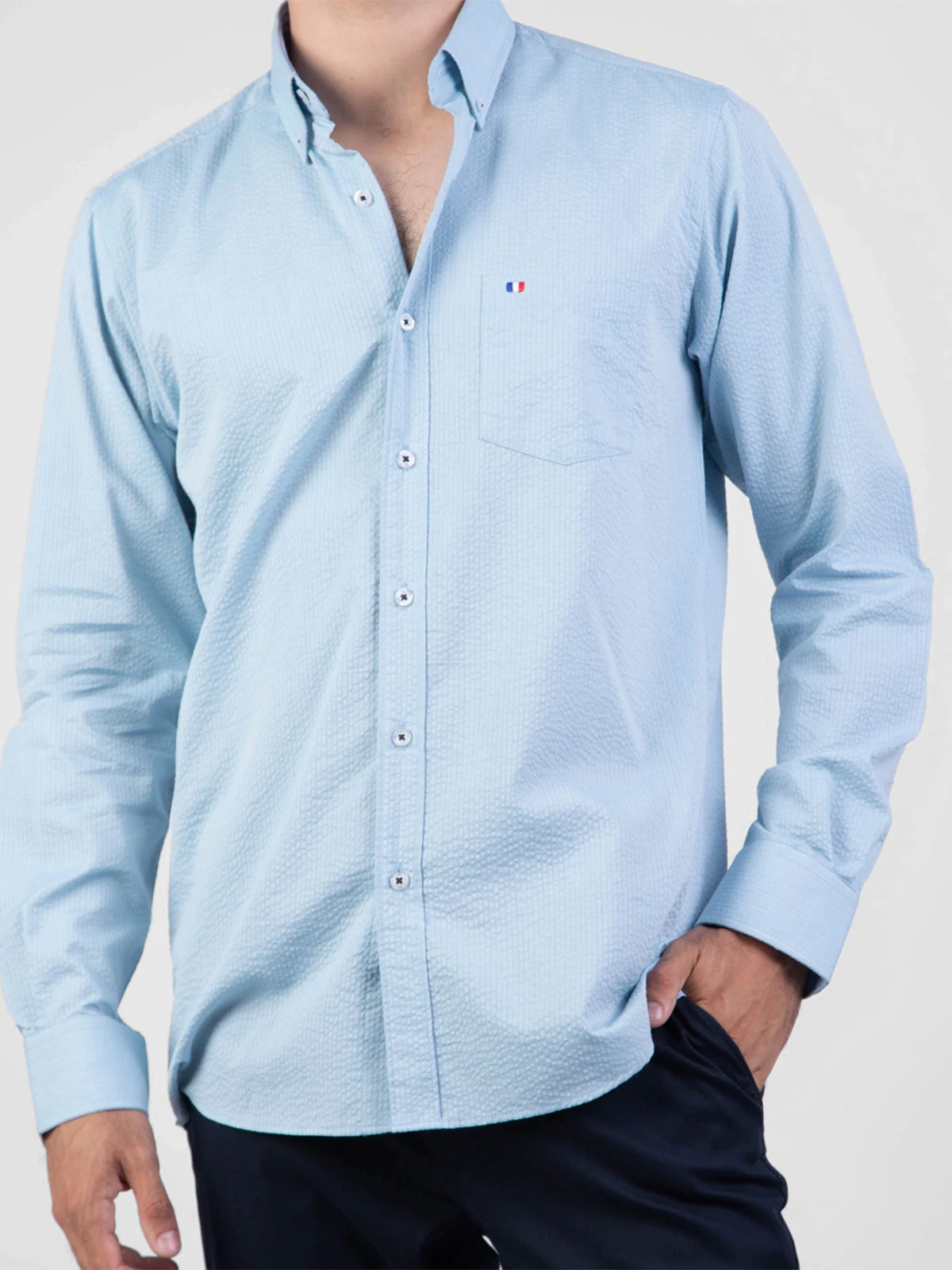CAMISA MANGA LARGA HOMBRE PIERRE CARIDIN - 3