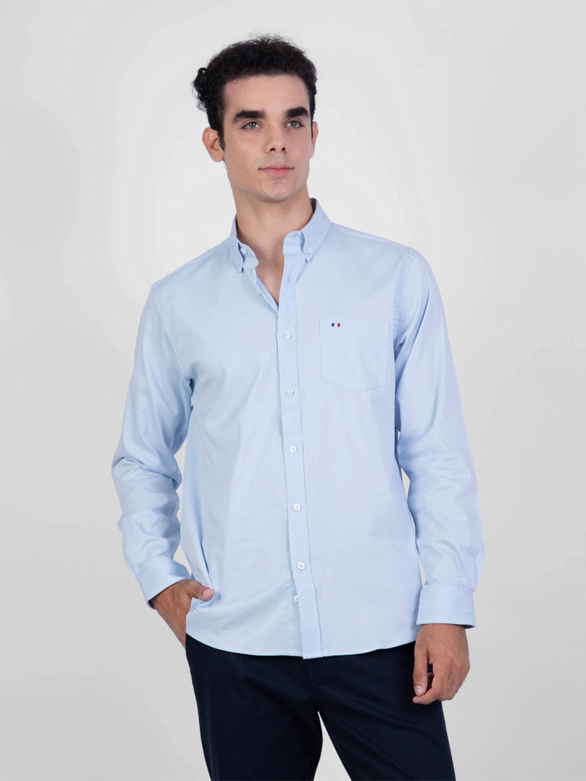 CAMISA MANGA LARGA HOMBRE PIERRE CARDIN - 1