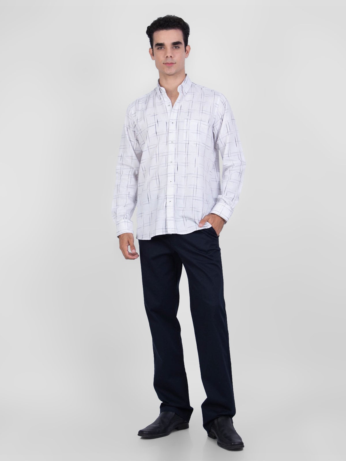 CAMISA MANGA LARGA HOMBRE PIERRE CARDIN PC-63618CAA - 4