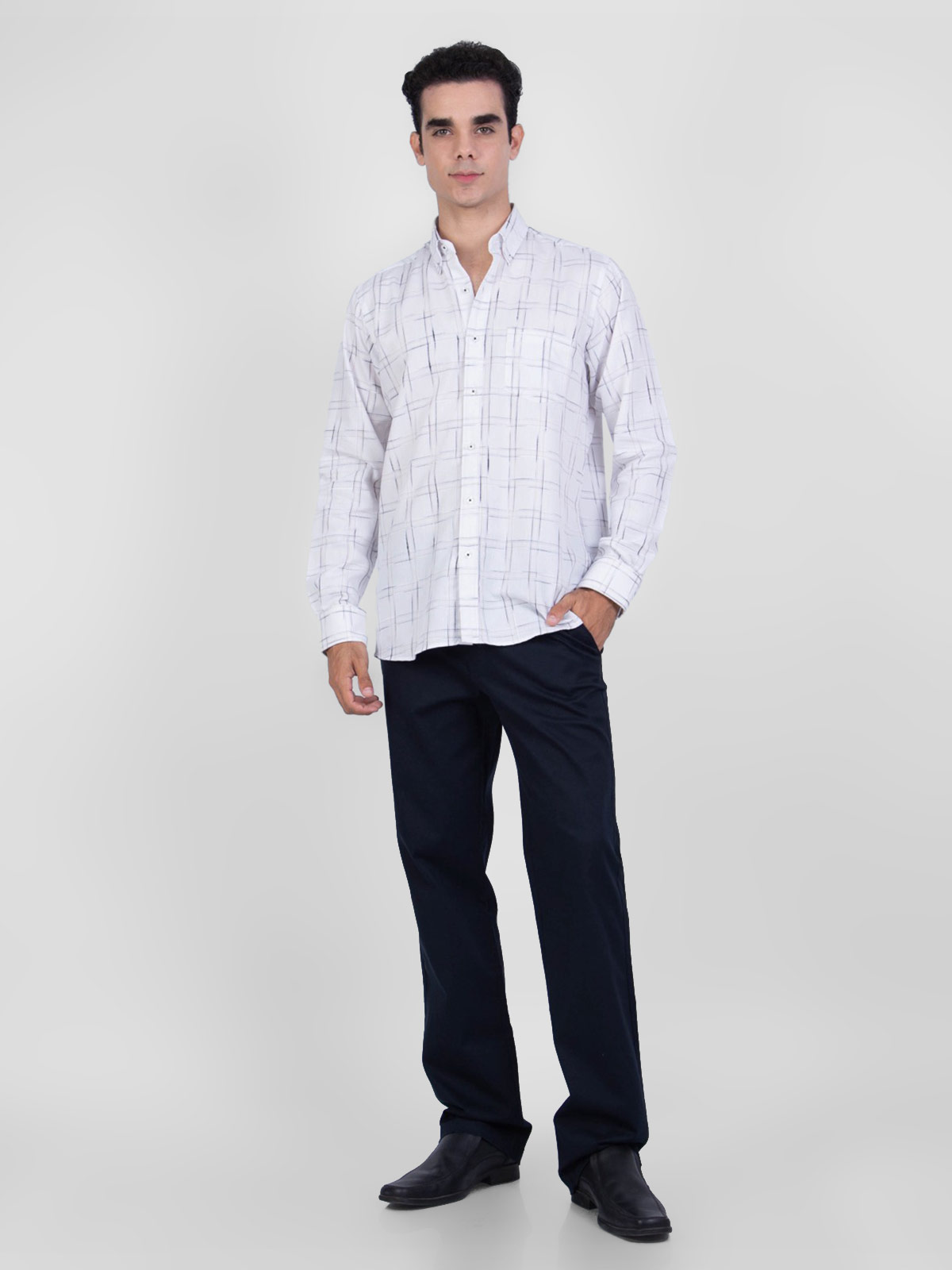 CAMISA MANGA LARGA HOMBRE PIERRE CARDIN PC-63618CAA - 4