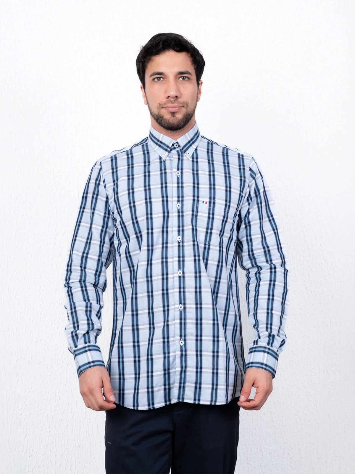 CAMISA MANGA LARGA HOMBRE PIERRE CARDIN - 1